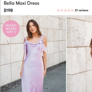 Show Me Your MuMu Lavender Maxi Dress